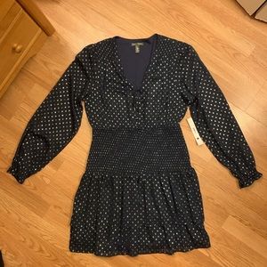 Aqua NWT Dark Blue Mini Dress